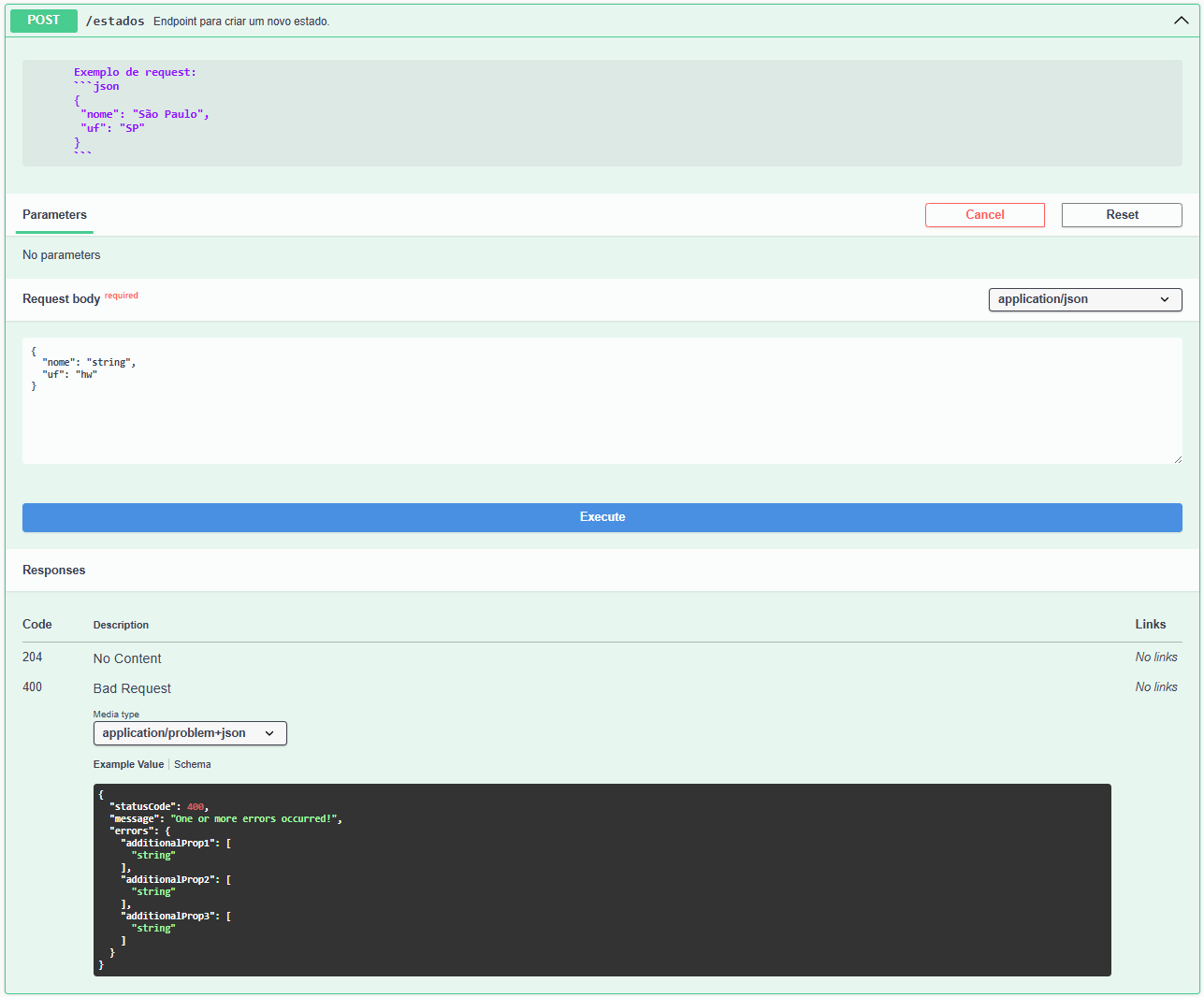 Swagger UI com customizações