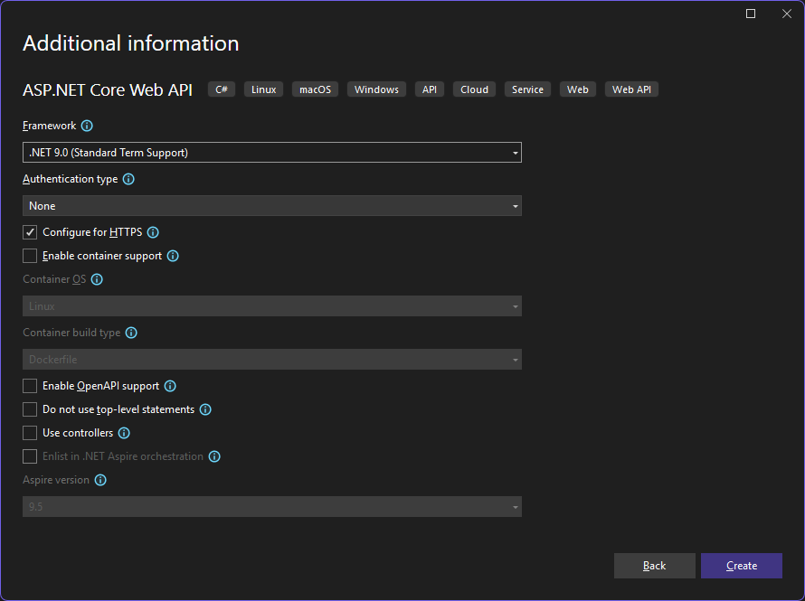 Criar novo projeto no Visual Studio